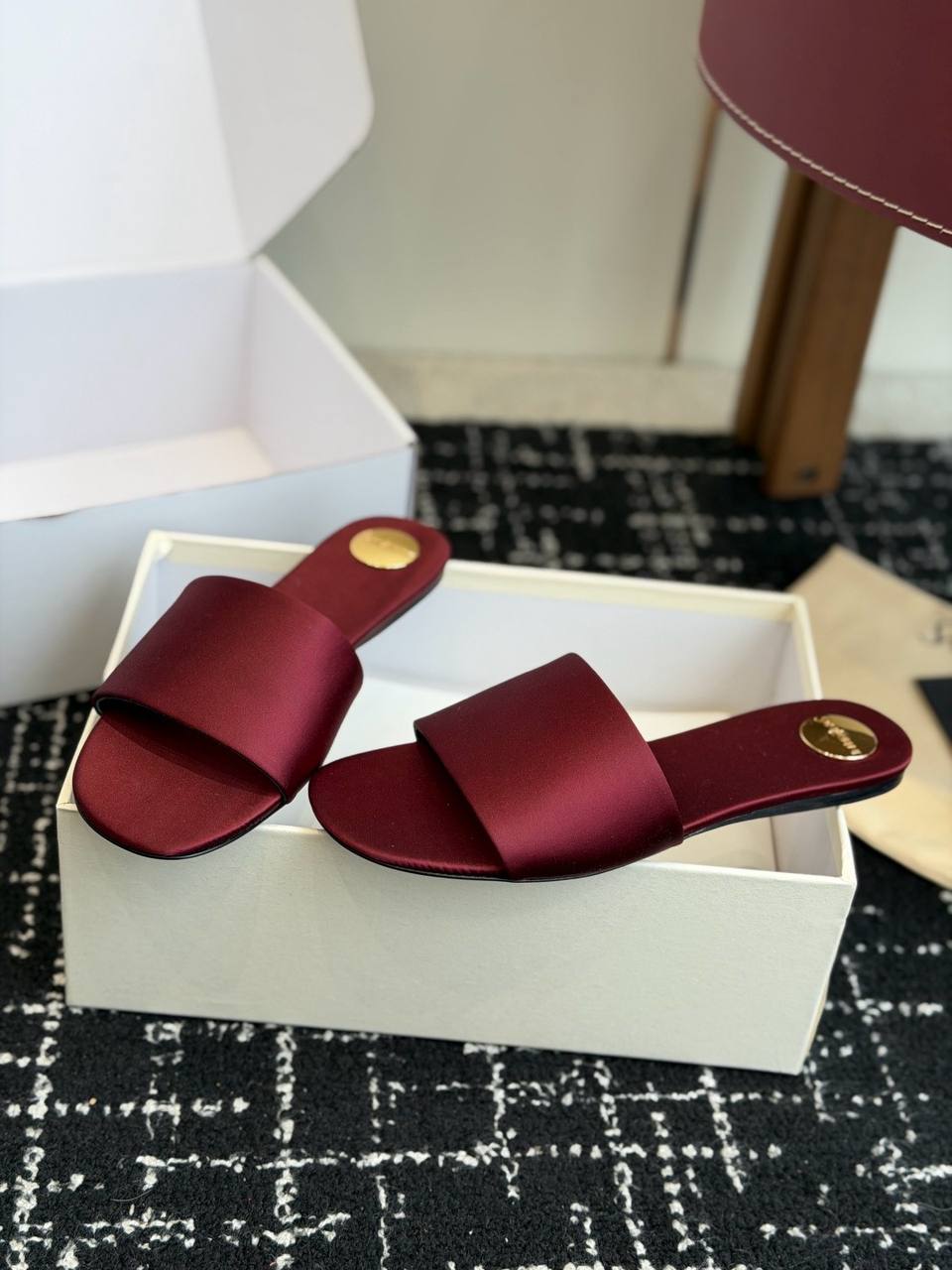 Satin Sandals