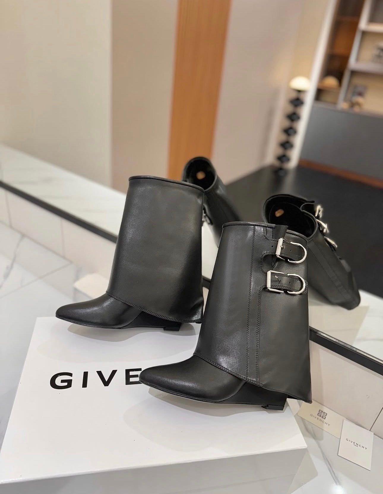 Shark Ankle Boots