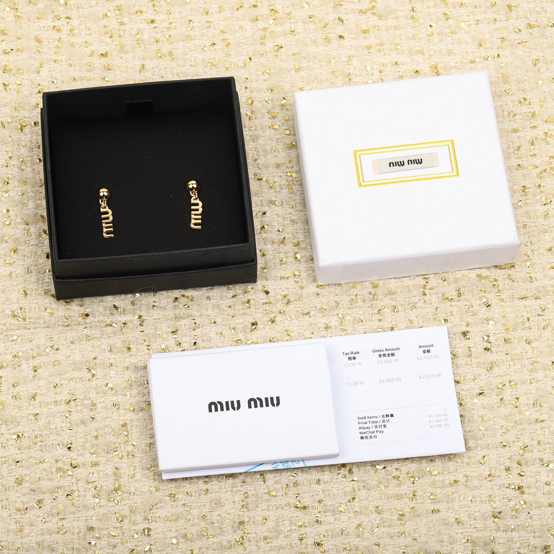 Logo Earrings