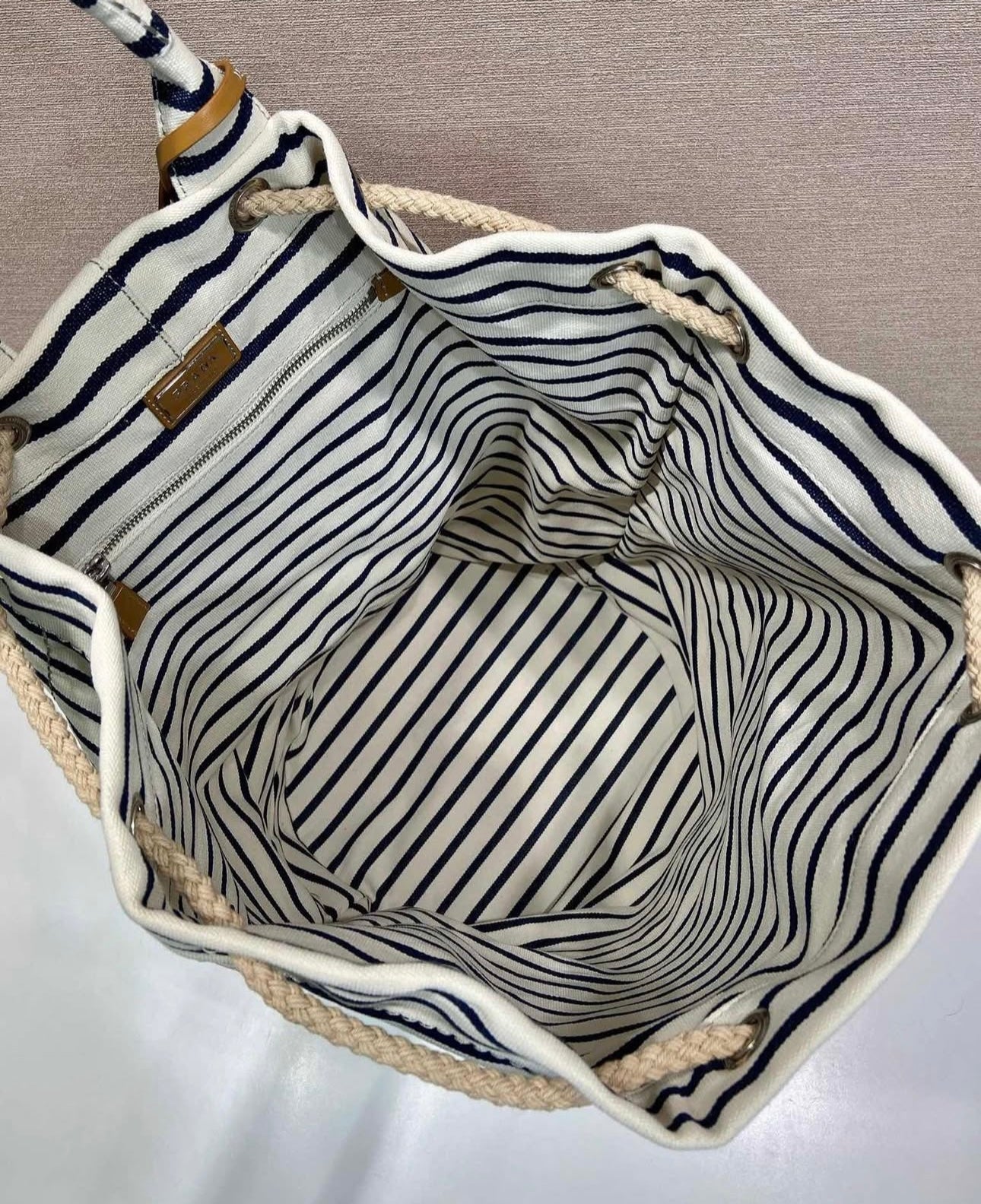 Linen Duffle Bag