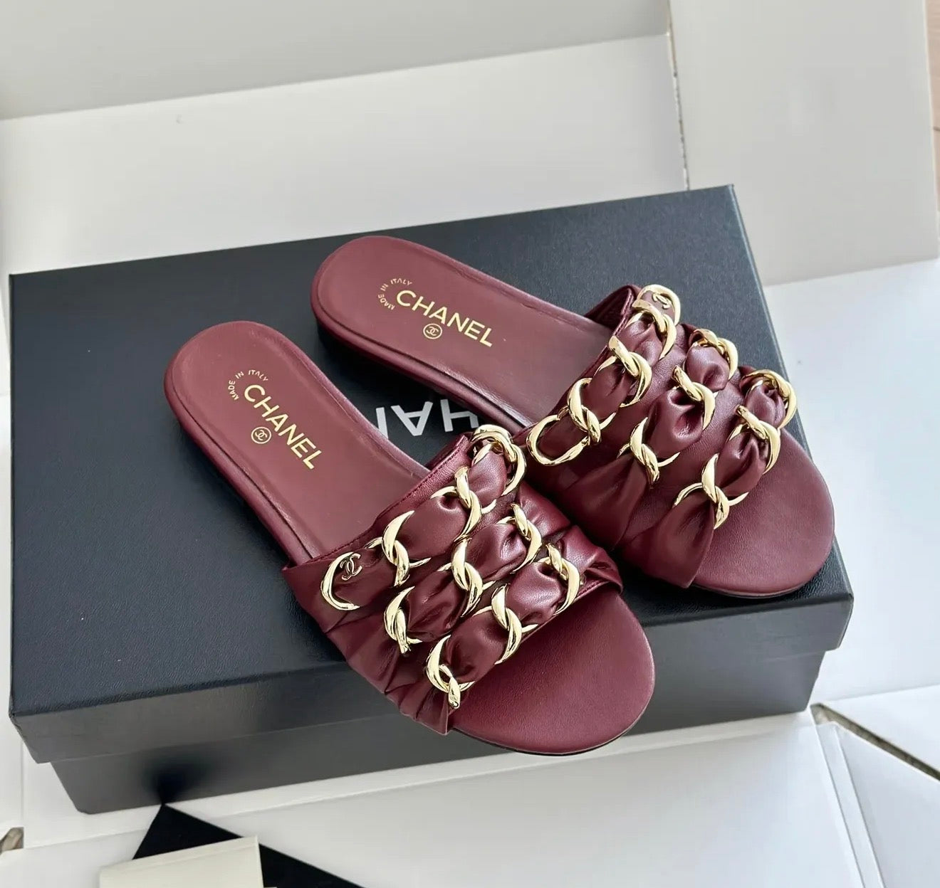 CC Chain Sandals