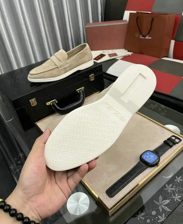 Suede Loafers