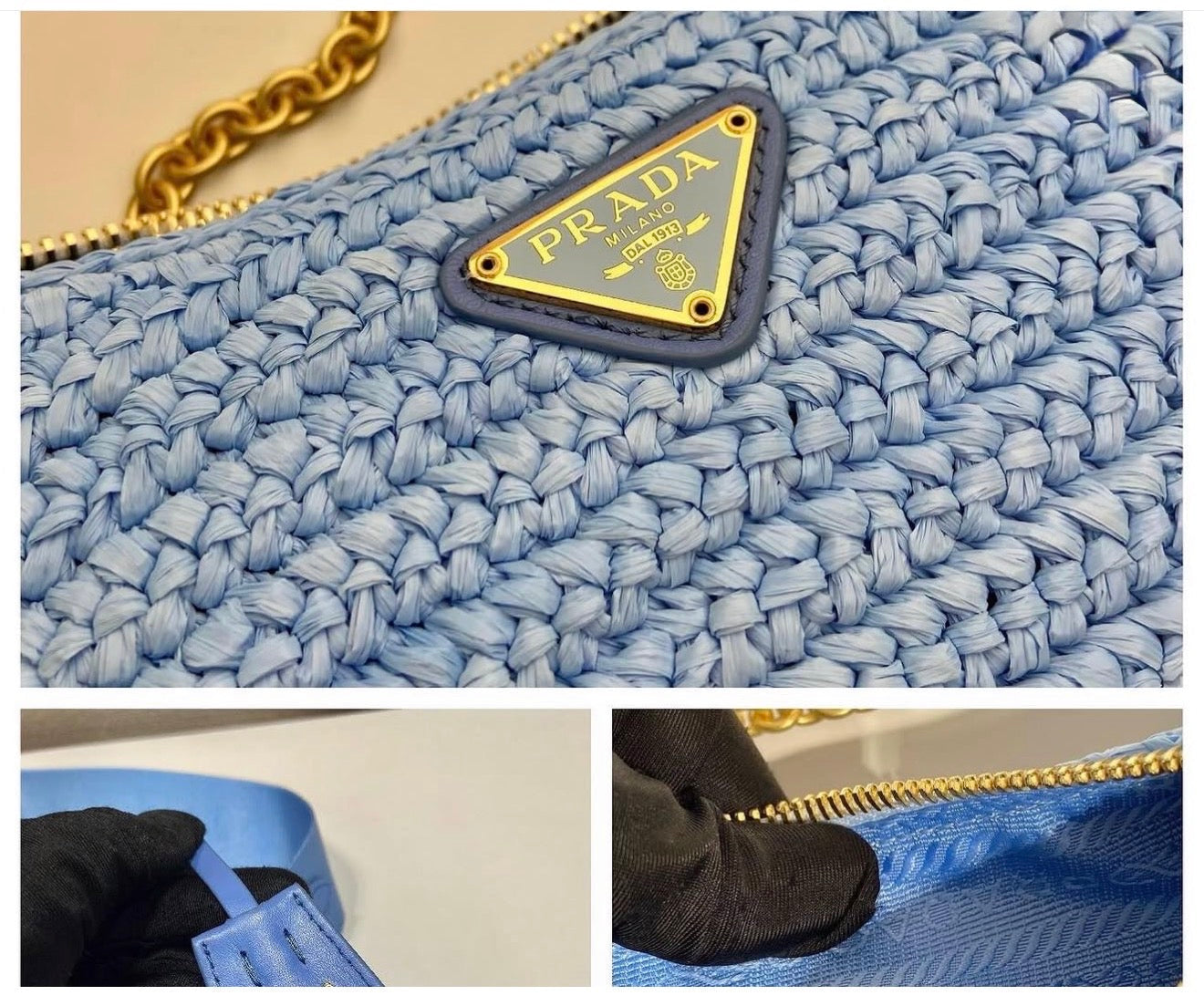 Re Edition Raffia Bag