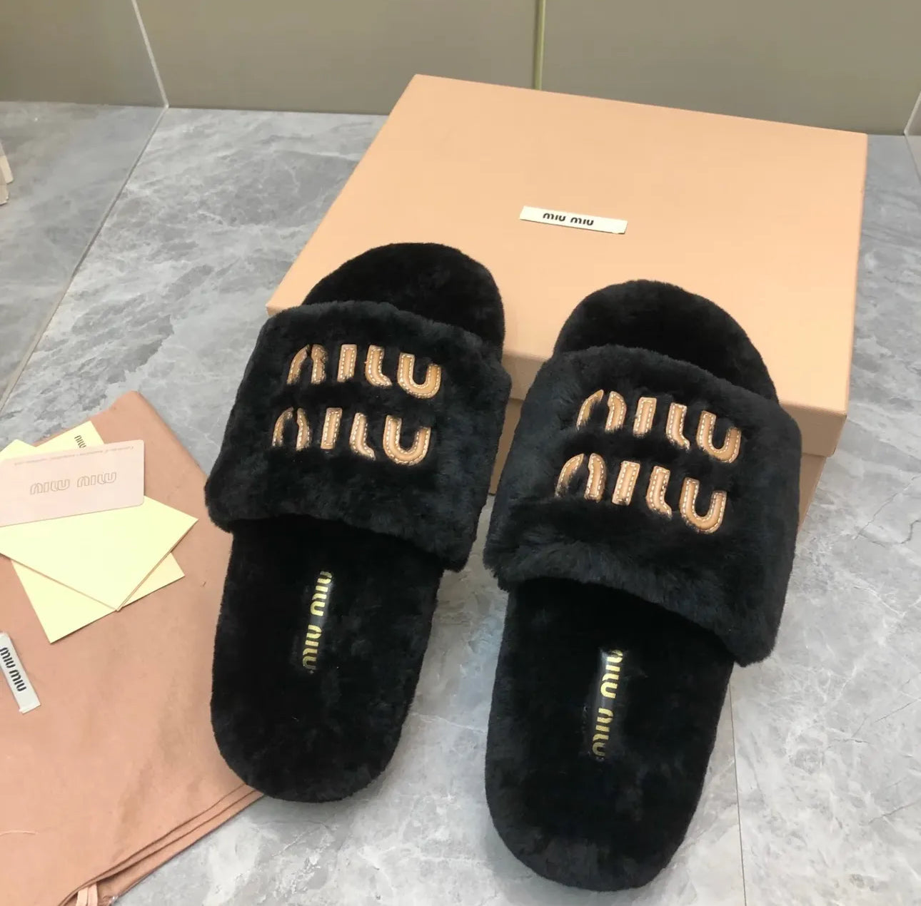 Fur Slippers