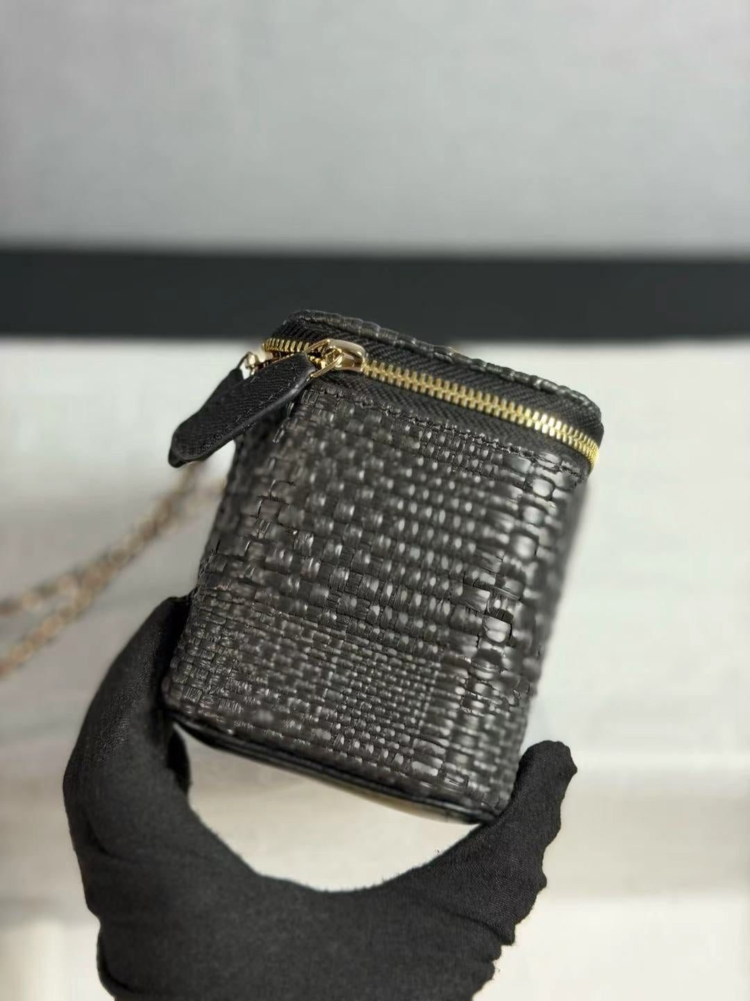 Mini Raffia Vanity