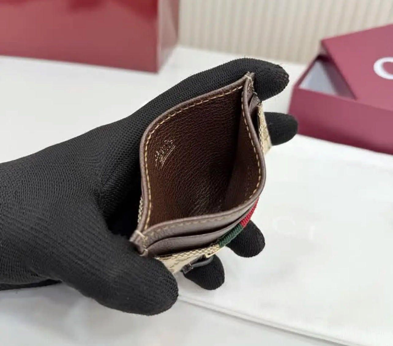 Horsebit Card Holder