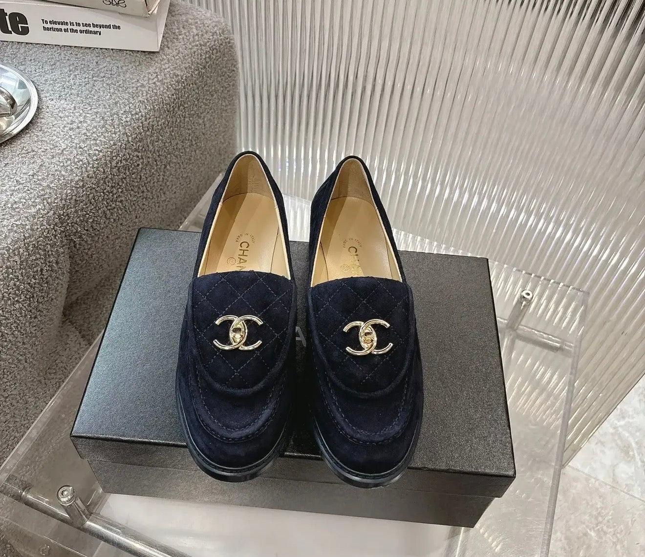 Suede Loafers