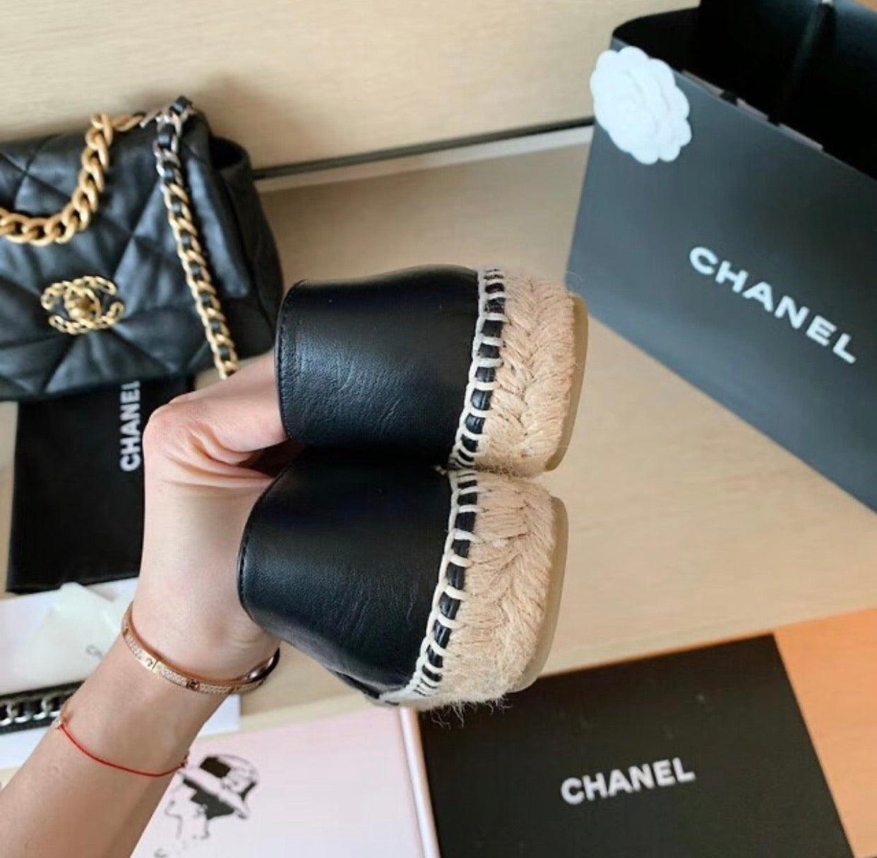 Leather Espadrilles