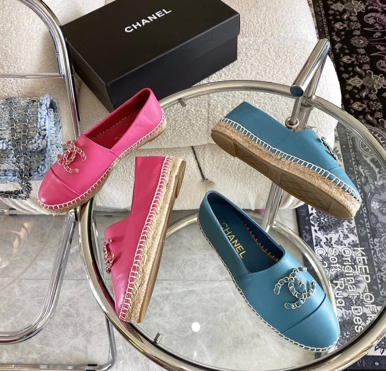 Leather Espadrilles