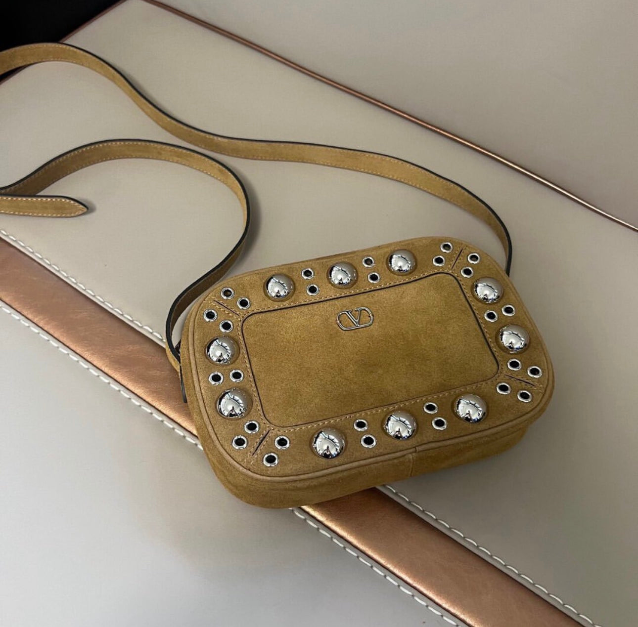 Suede Shoulder Bag
