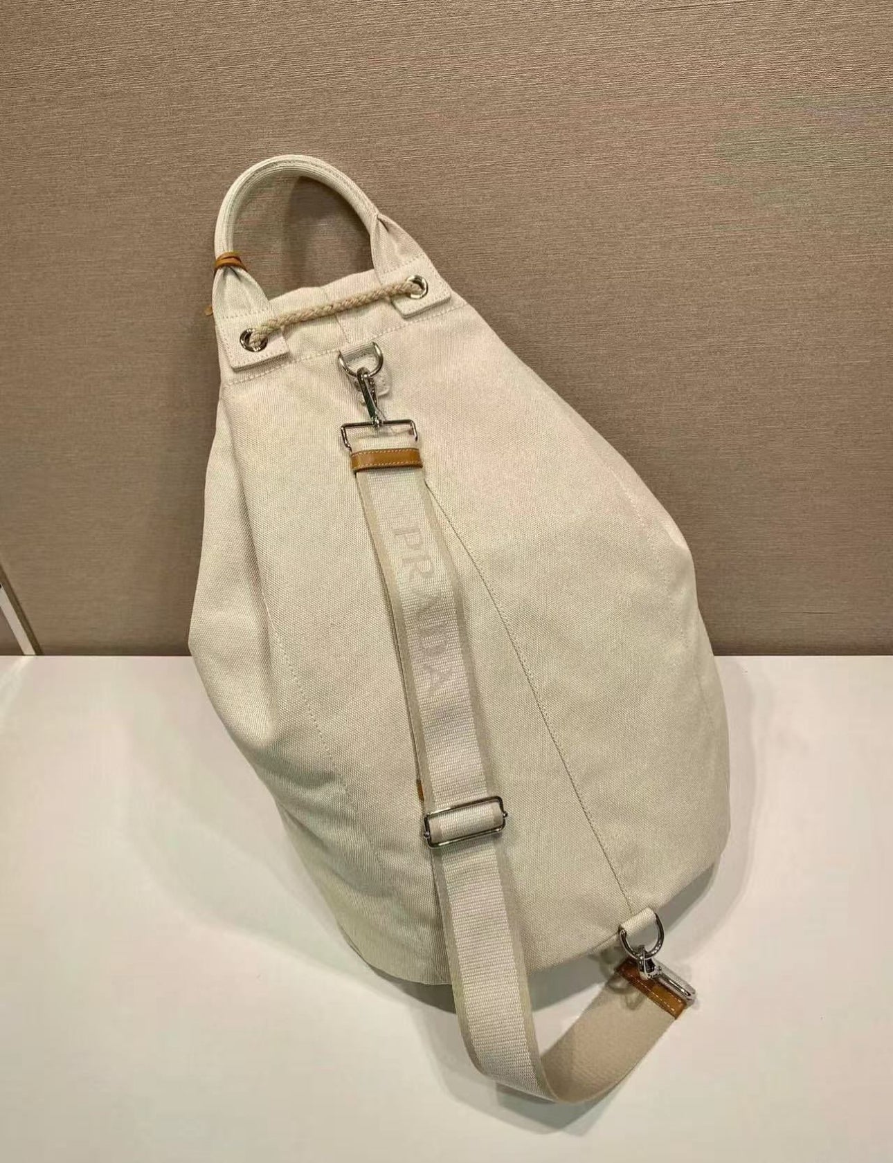 Linen Duffle Bag