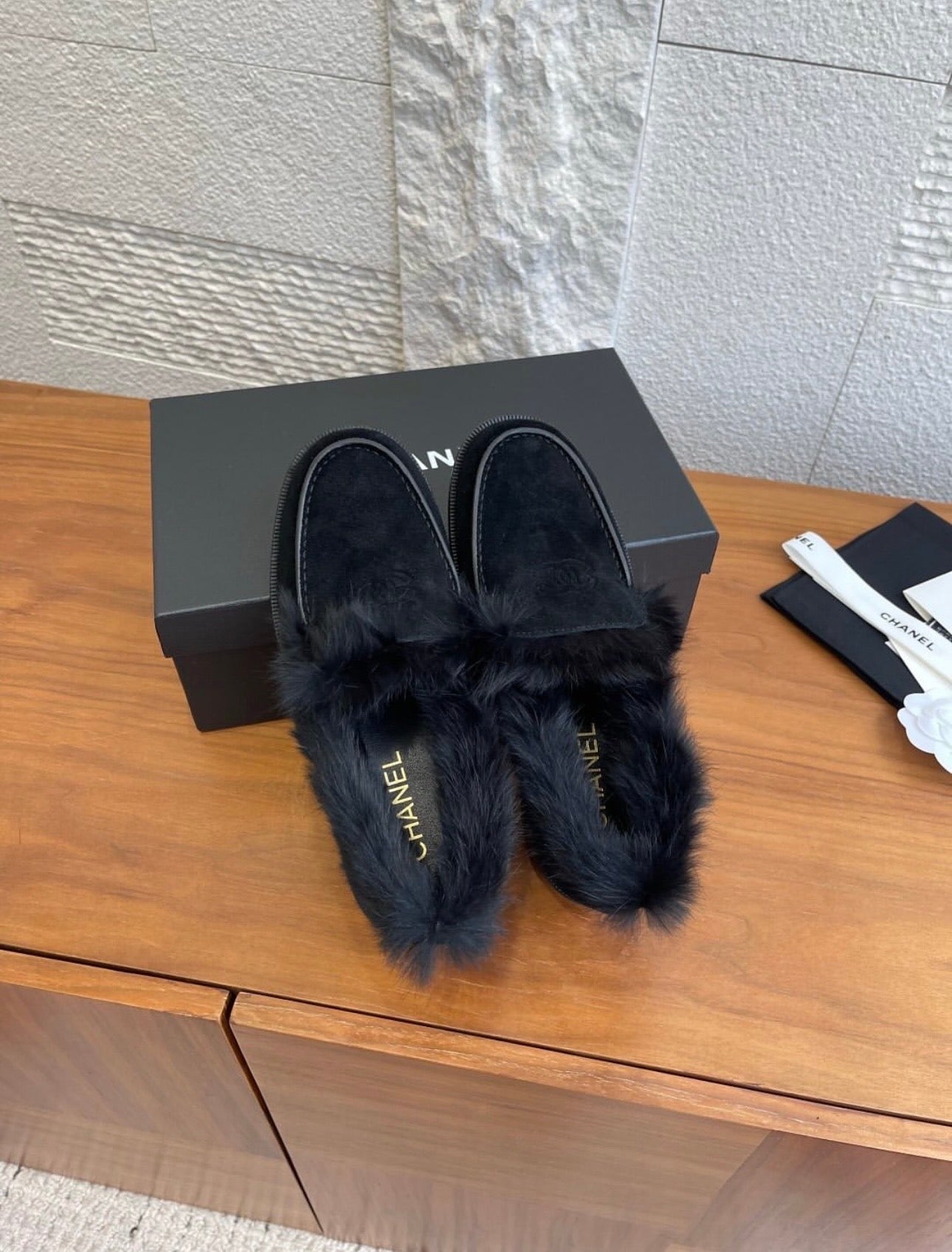 CC Fur Loafers