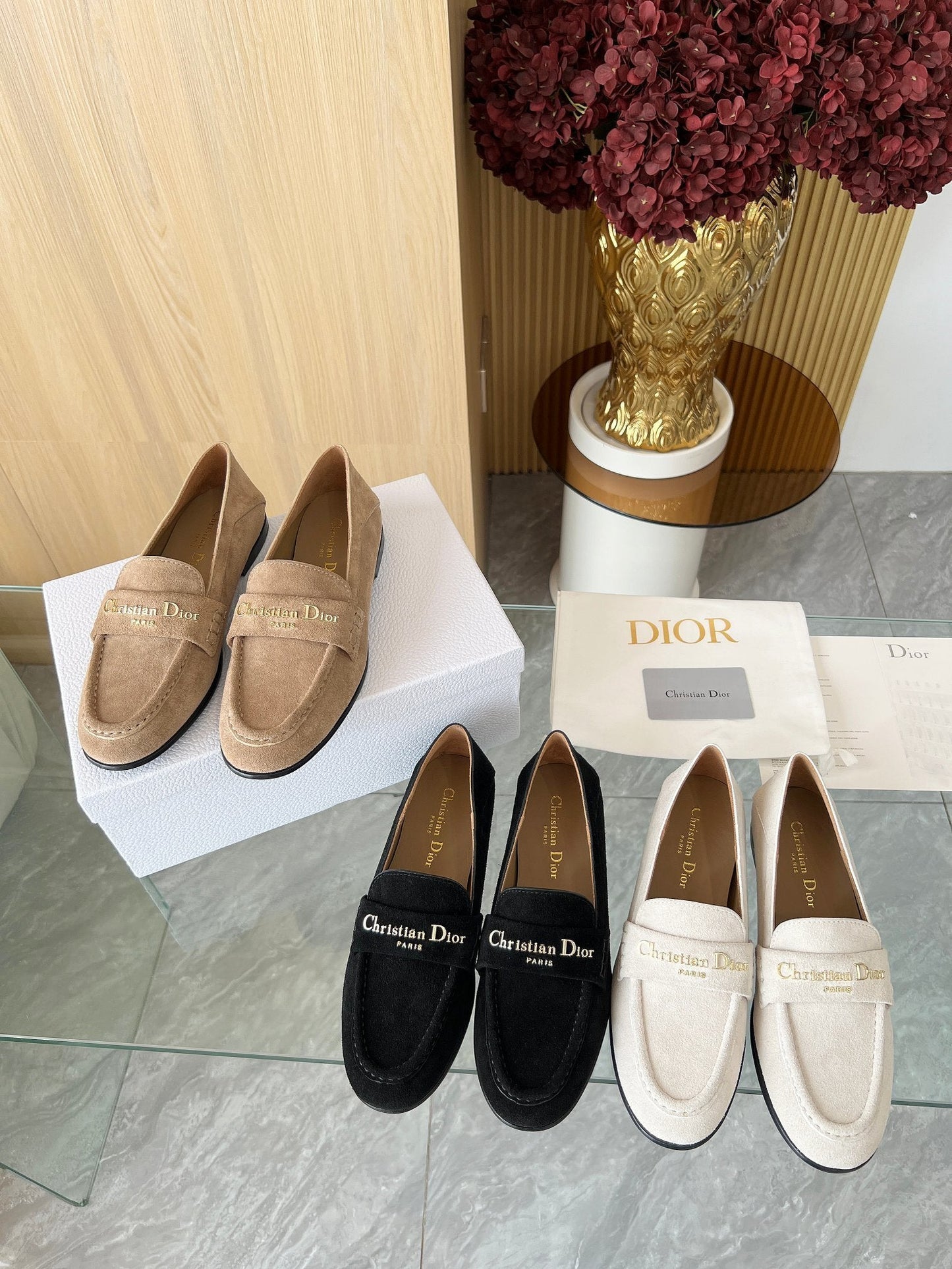 Suede Loafers