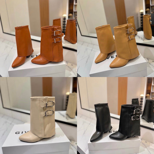 Shark Ankle Boots
