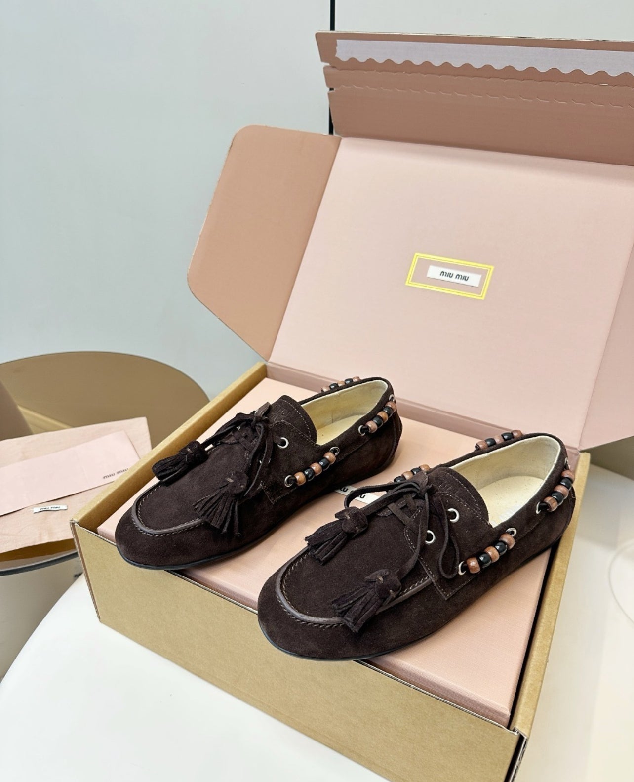 Suede Loafers