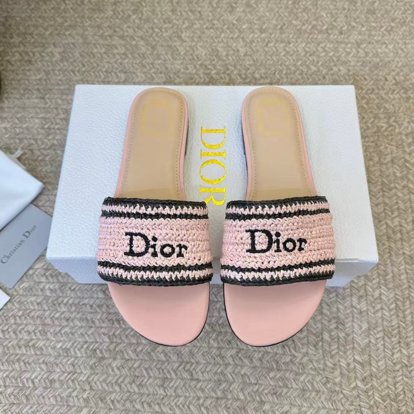 Dway Raffia Mules