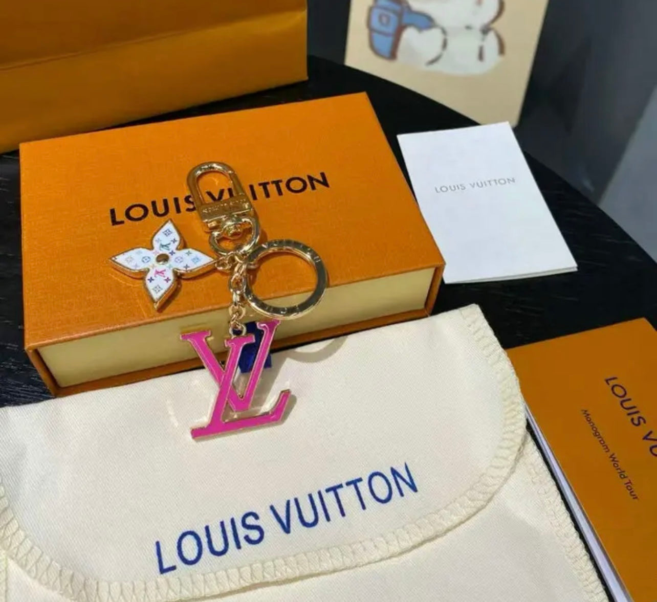Logo Bag Charm/Keychain