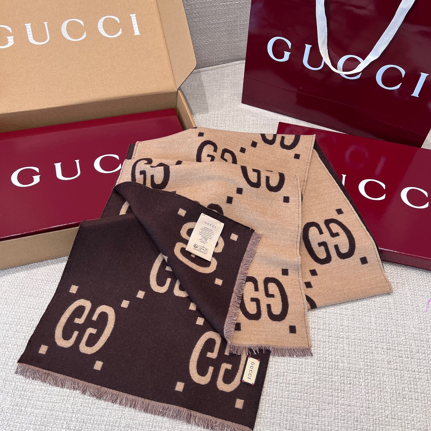 GG Cashmere Scarf