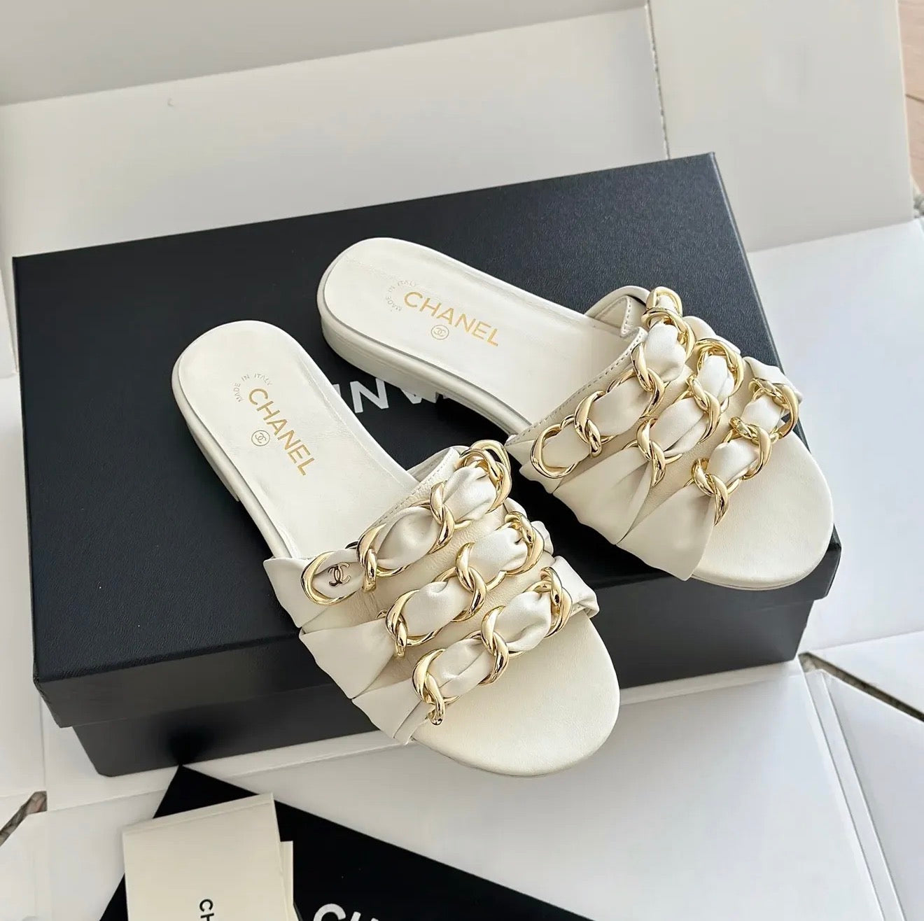 CC Chain Sandals