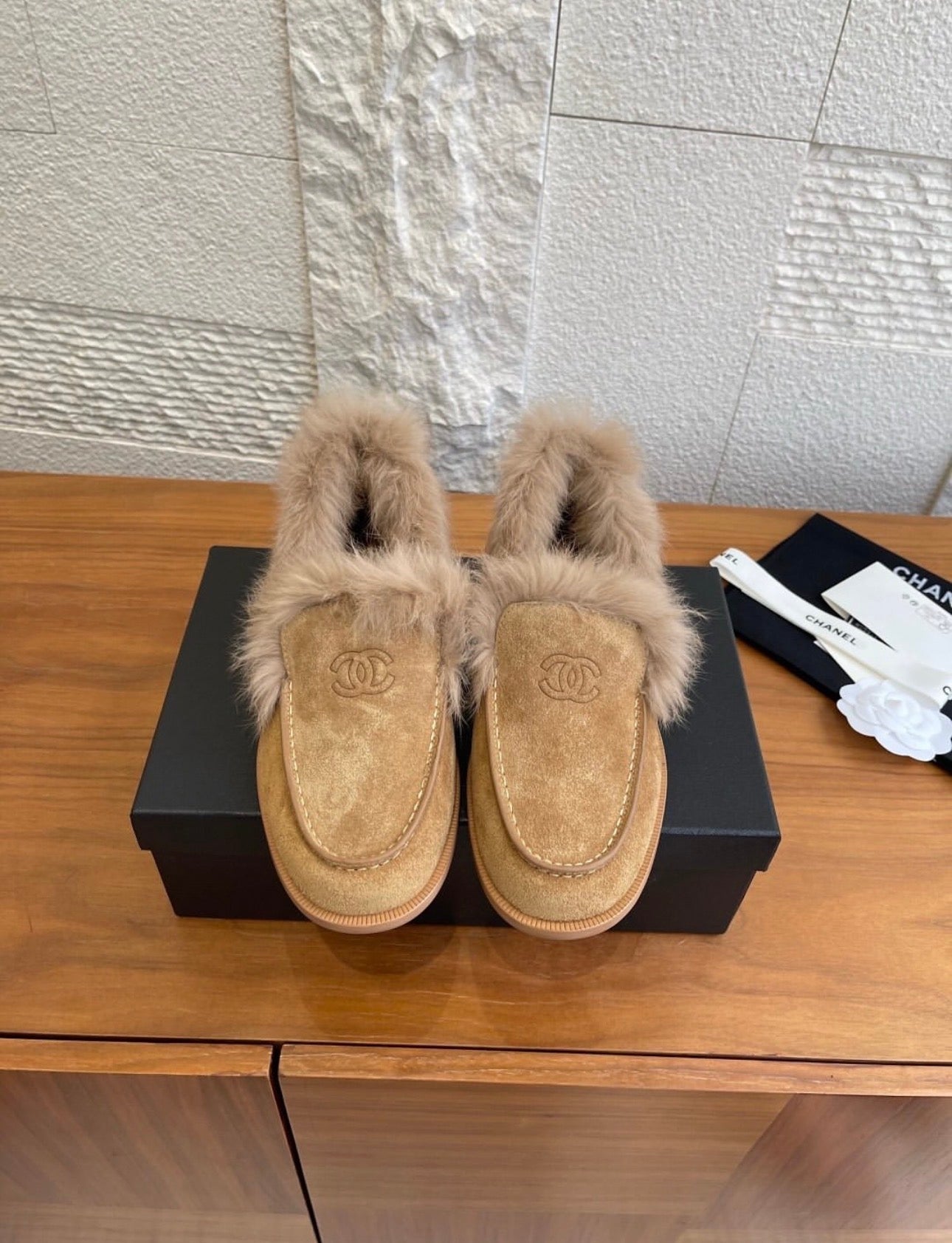 CC Fur Loafers