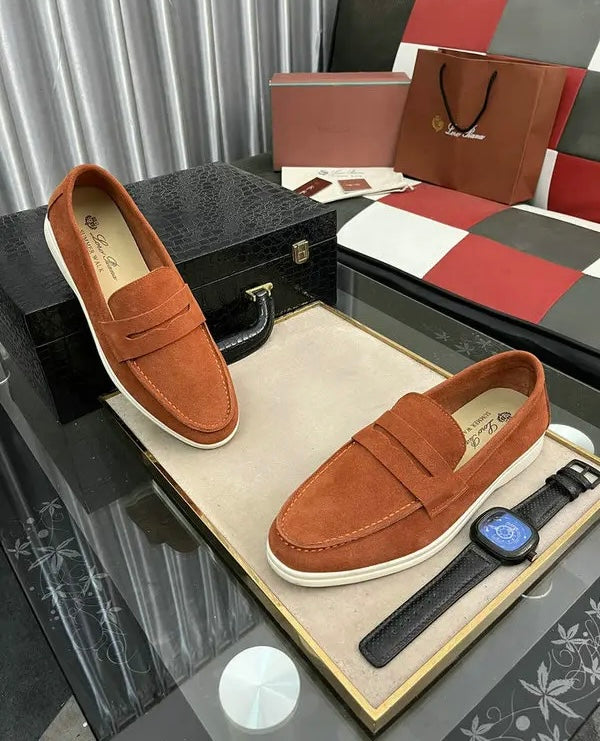 Suede Loafers