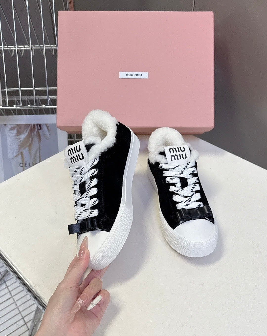 Shearling Trainers