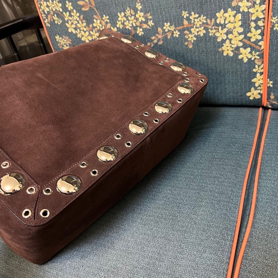 Suede Tote