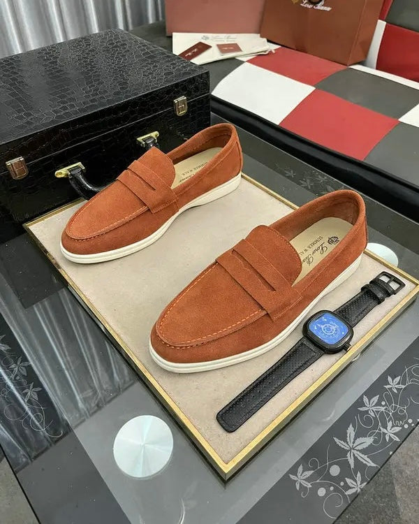 Suede Loafers