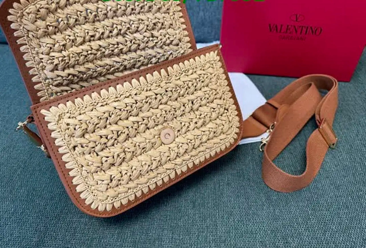 Raffia Shoulder Bag