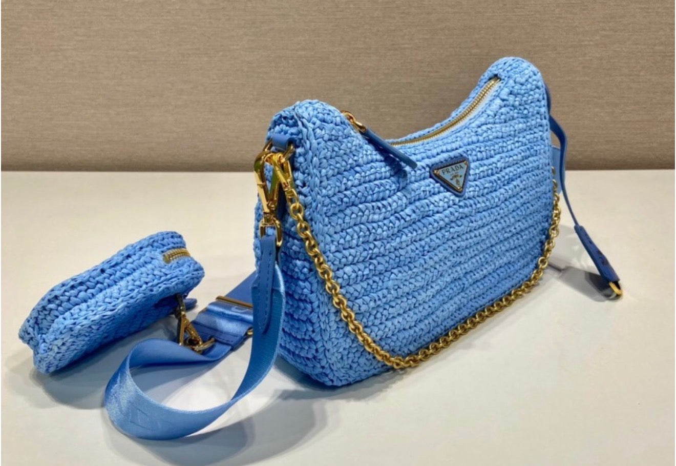Re Edition Raffia Bag