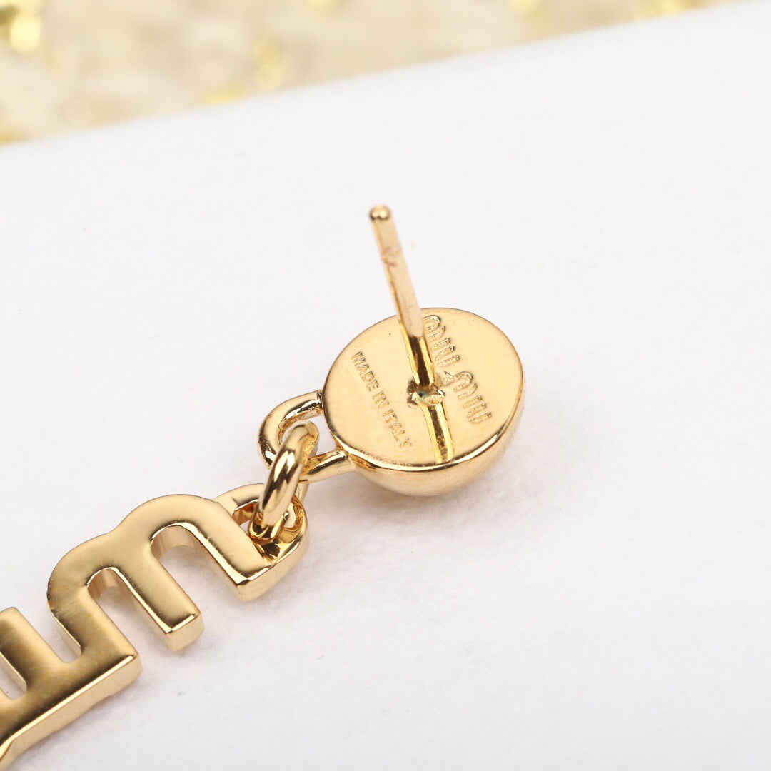 Logo Earrings