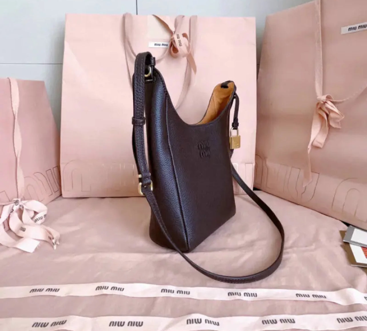 Leather Bucket Bag