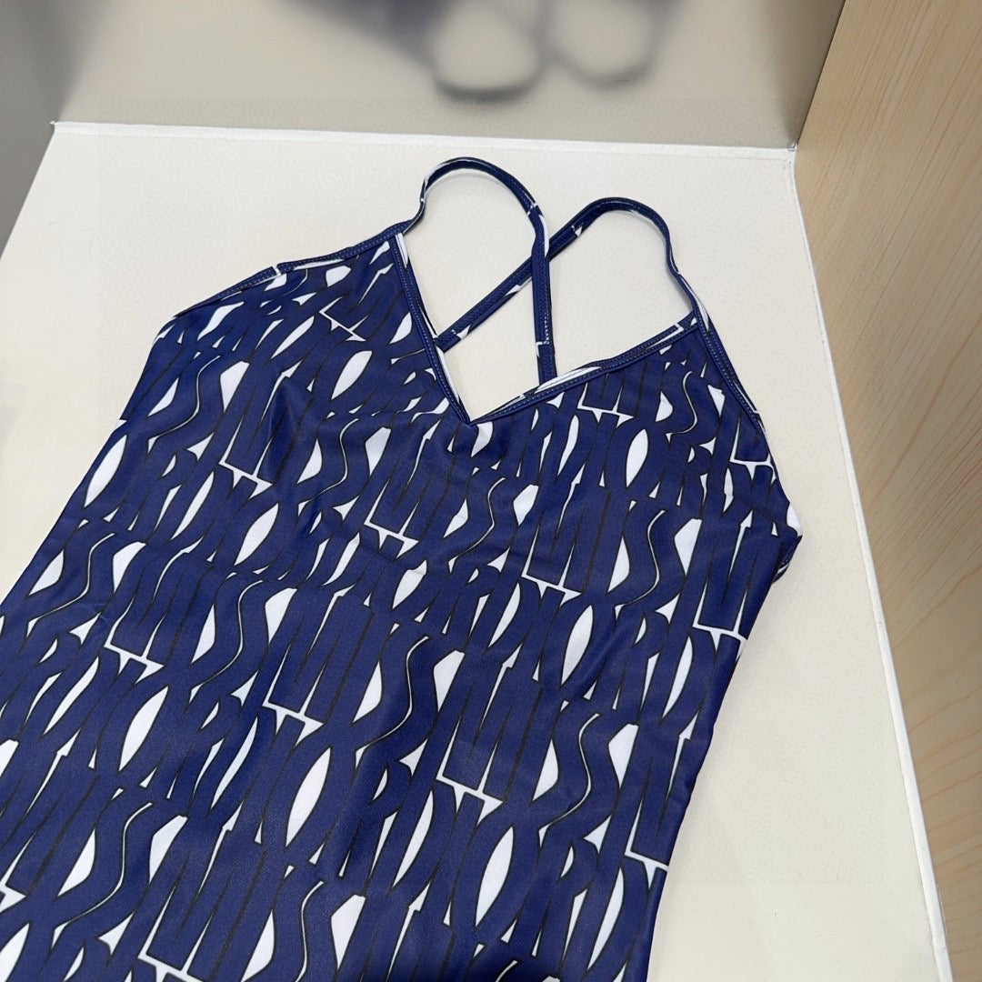 Navy Blue Swimsuit