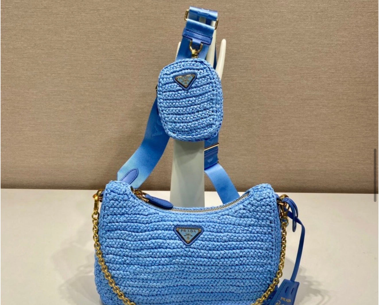 Re Edition Raffia Bag