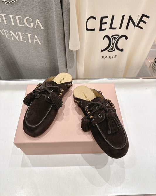 Suede Loafers
