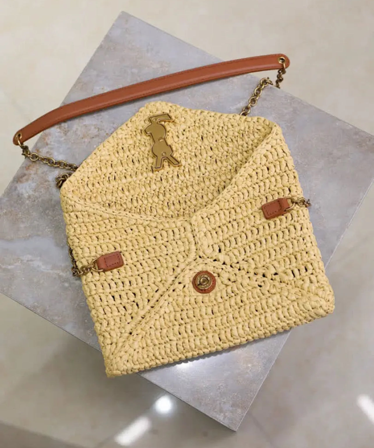 Cassandre Raffia Bag