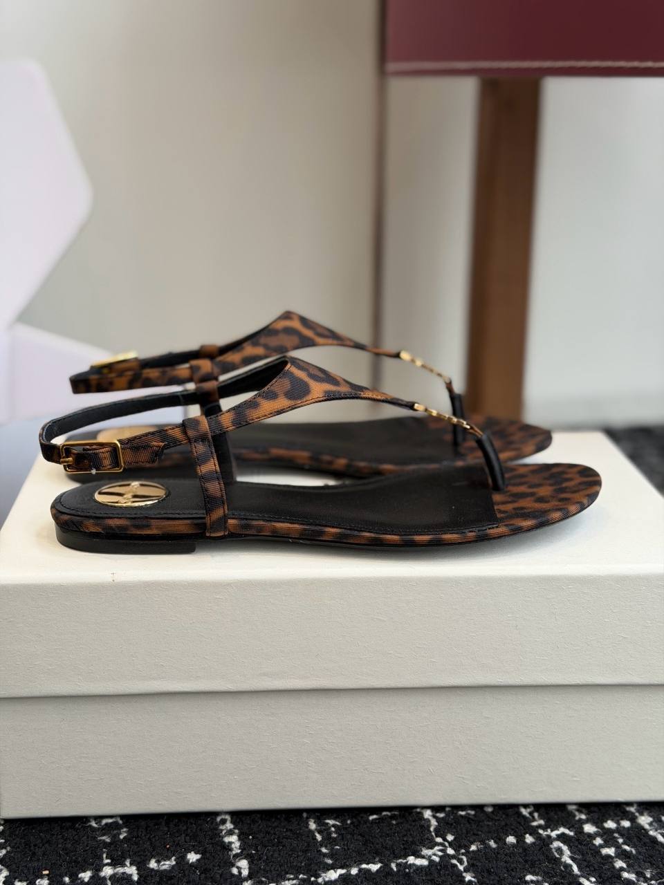 Leopard Sandals