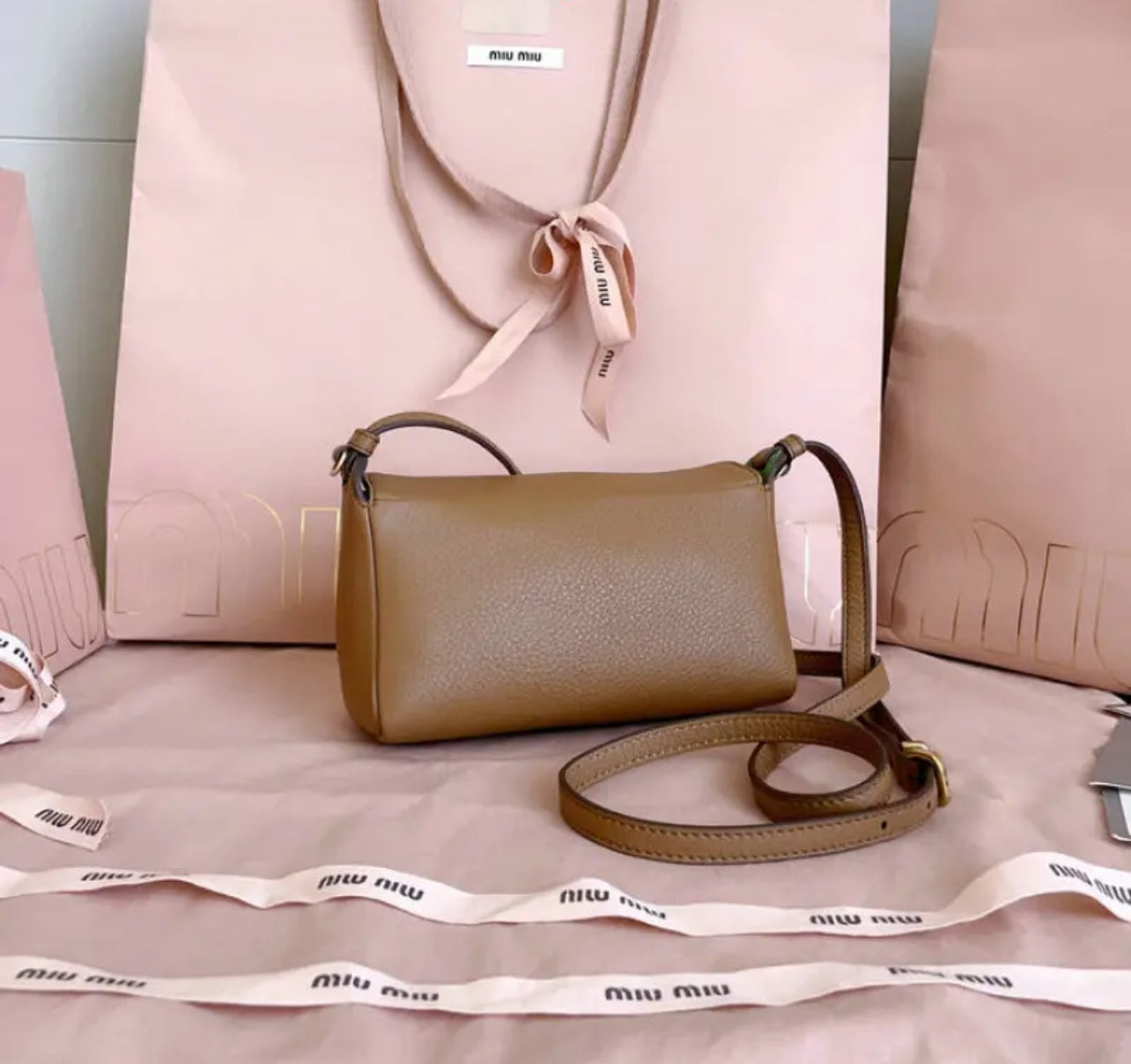 Leather Pouch Bag