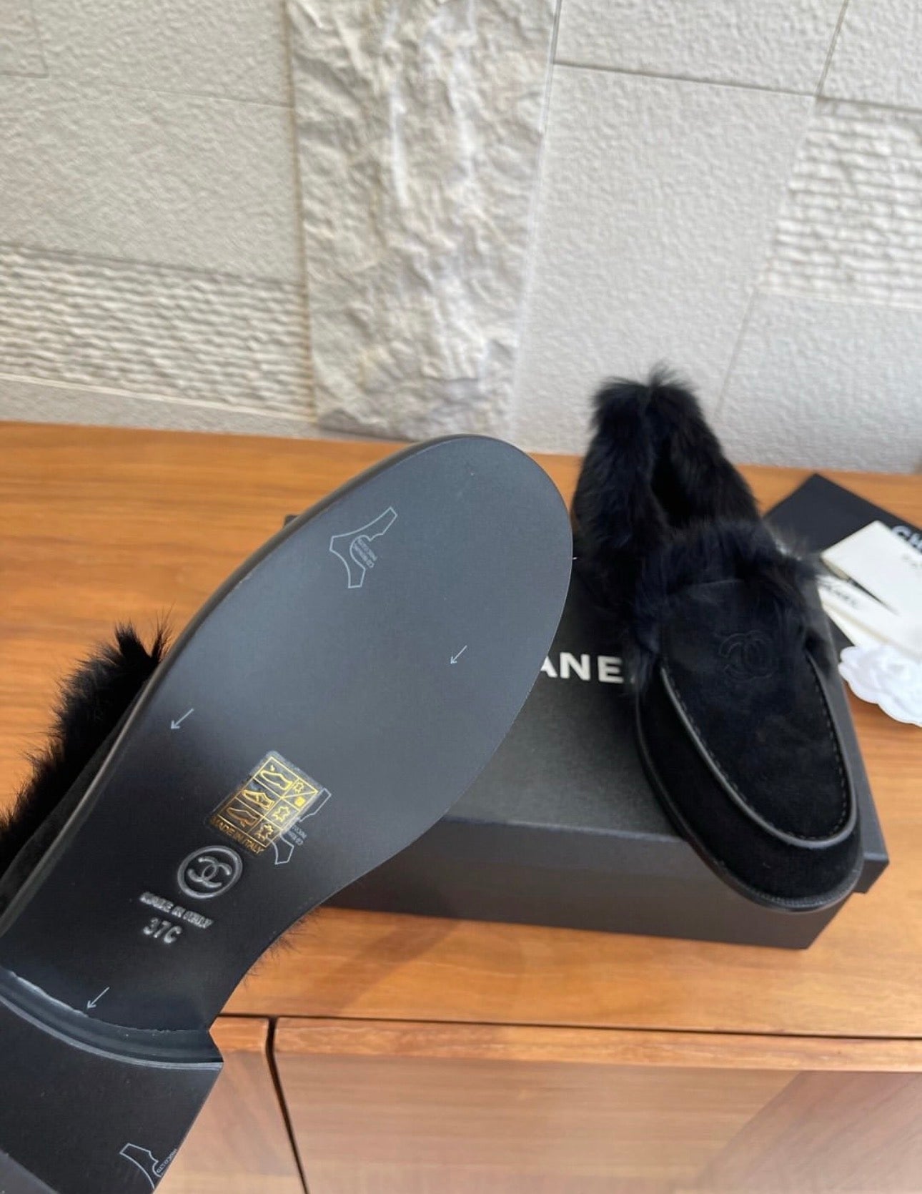 CC Fur Loafers