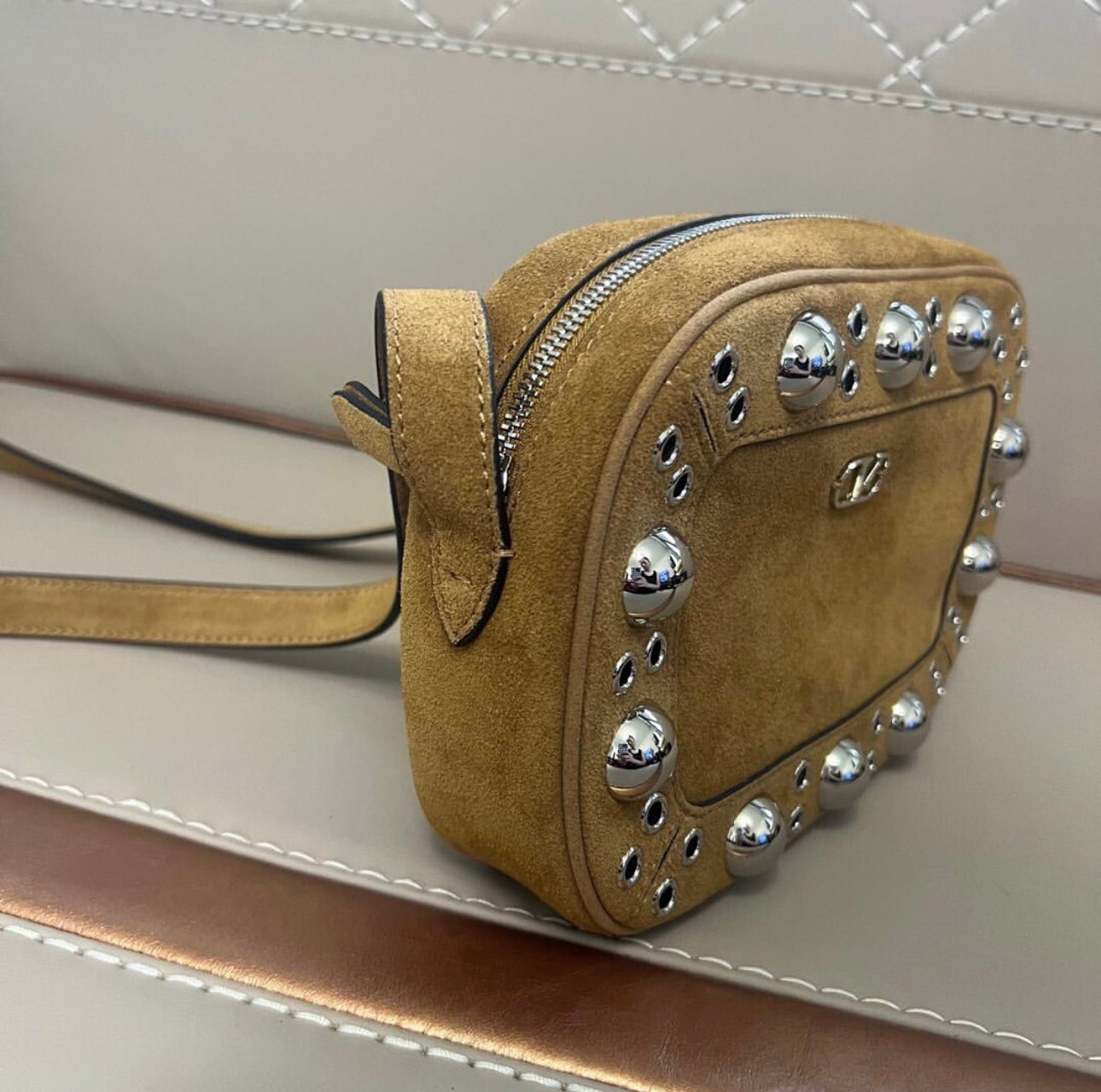 Suede Shoulder Bag