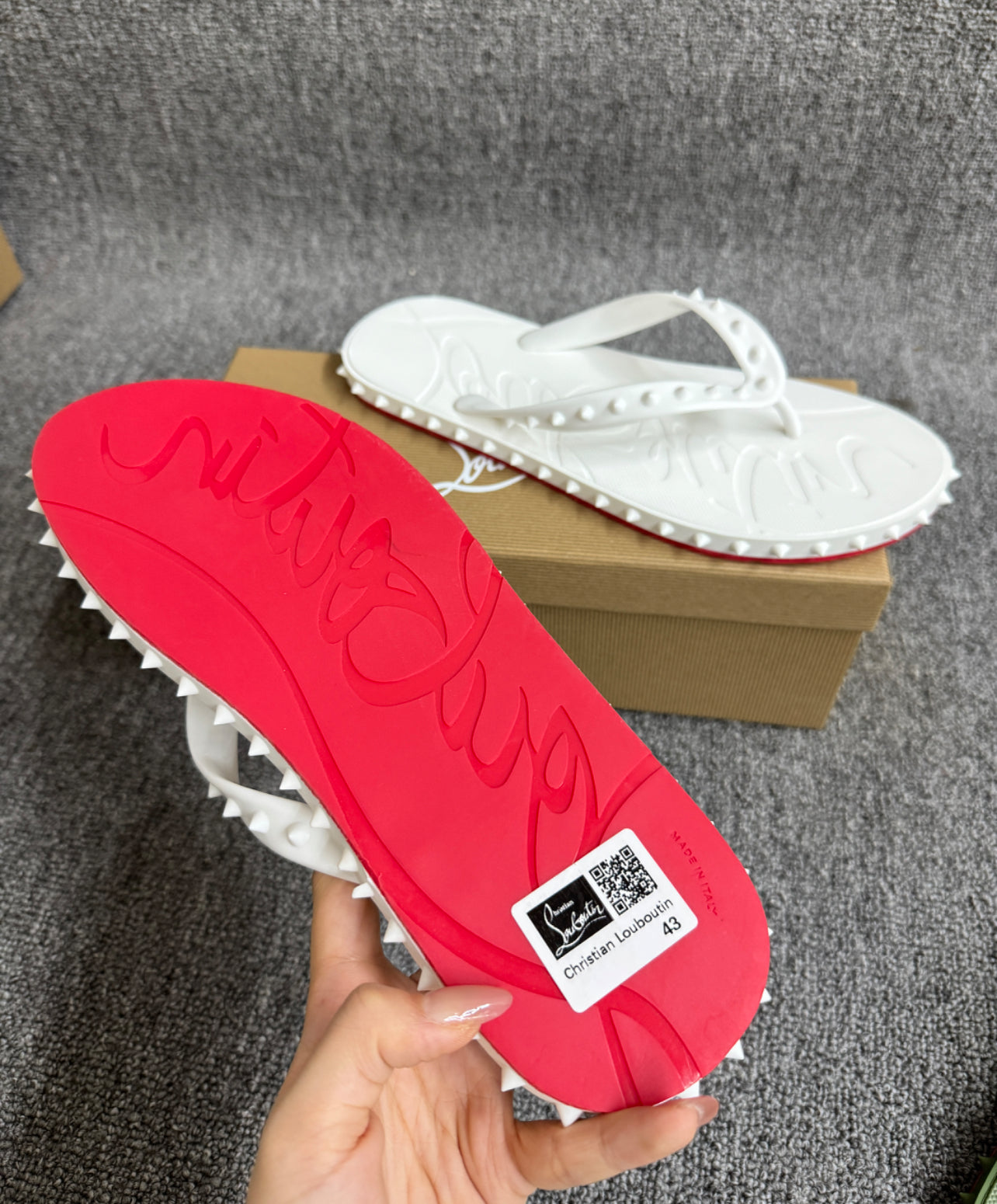 Loubi Flip Flops