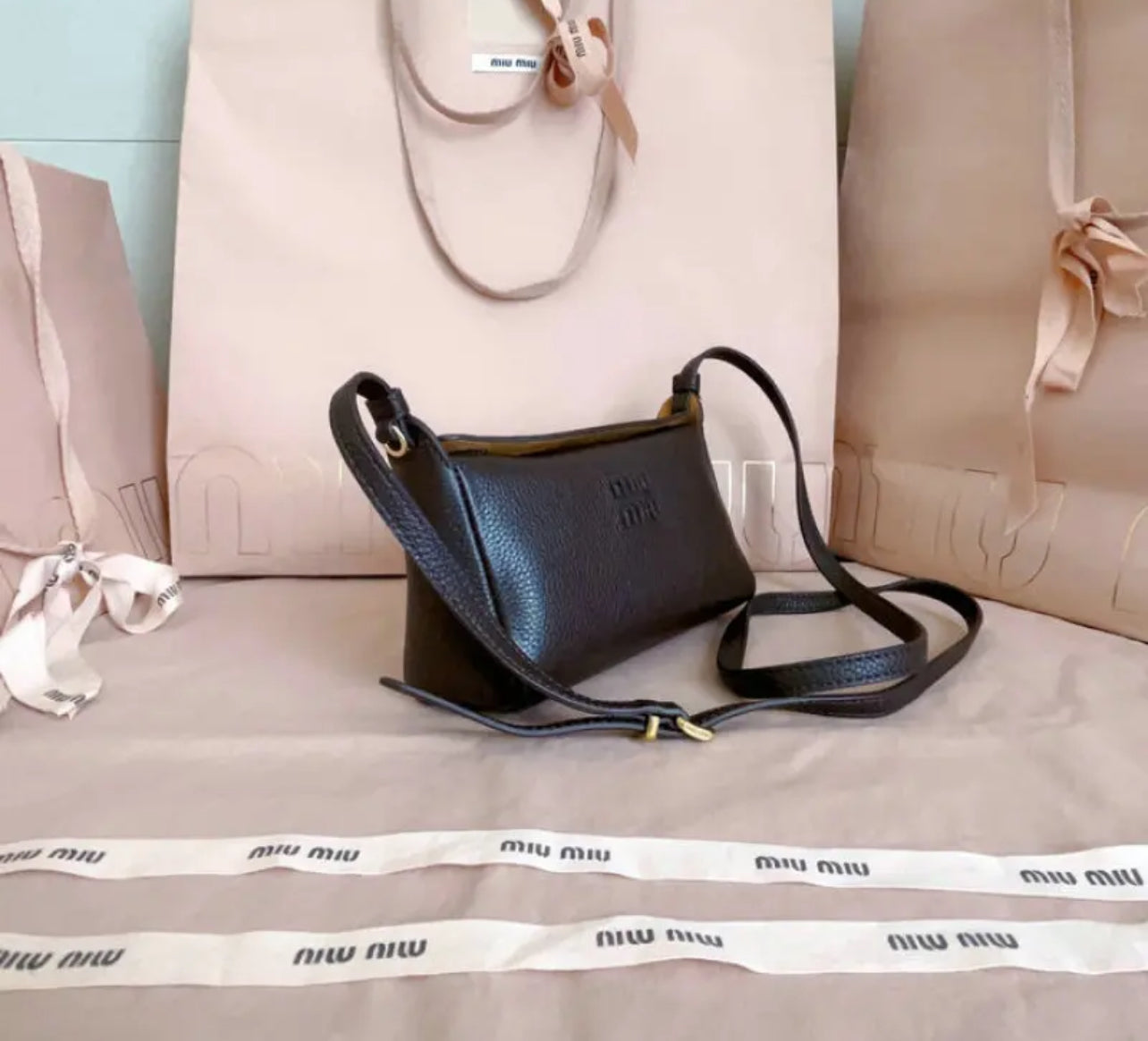 Leather Pouch Bag