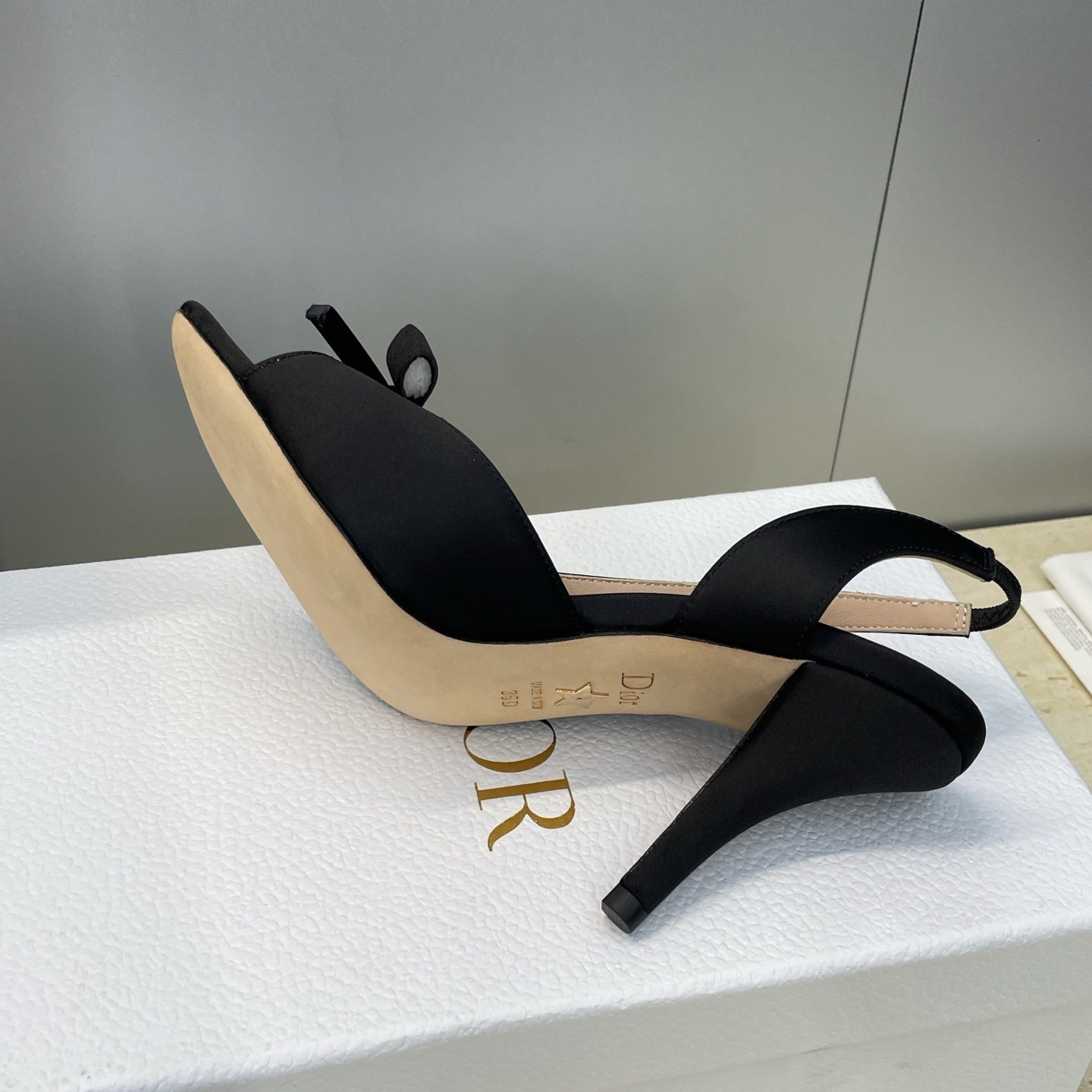 Satin Bow Sandals