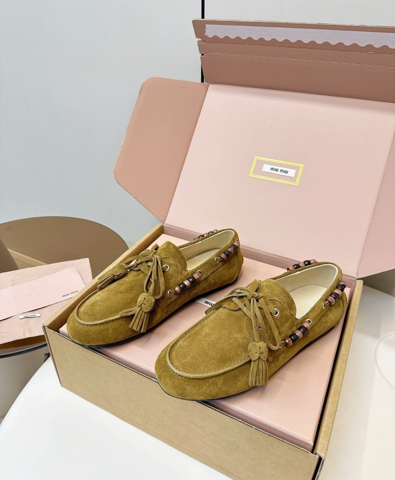 Suede Loafers