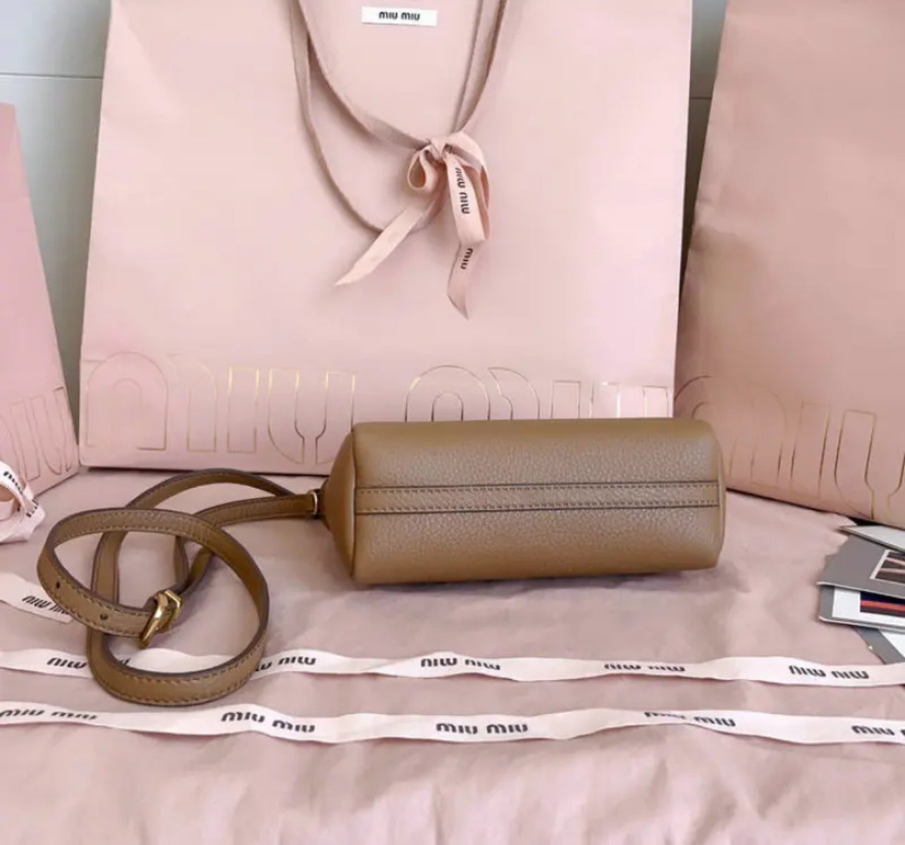 Leather Pouch Bag