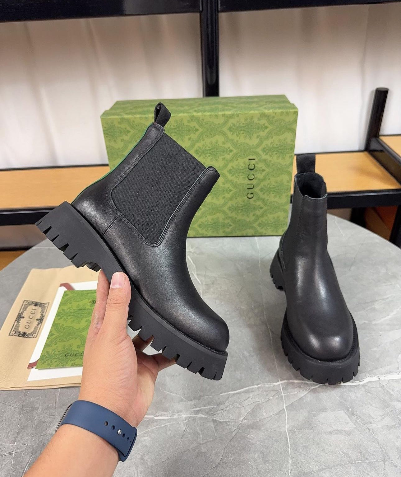 Leather Boots