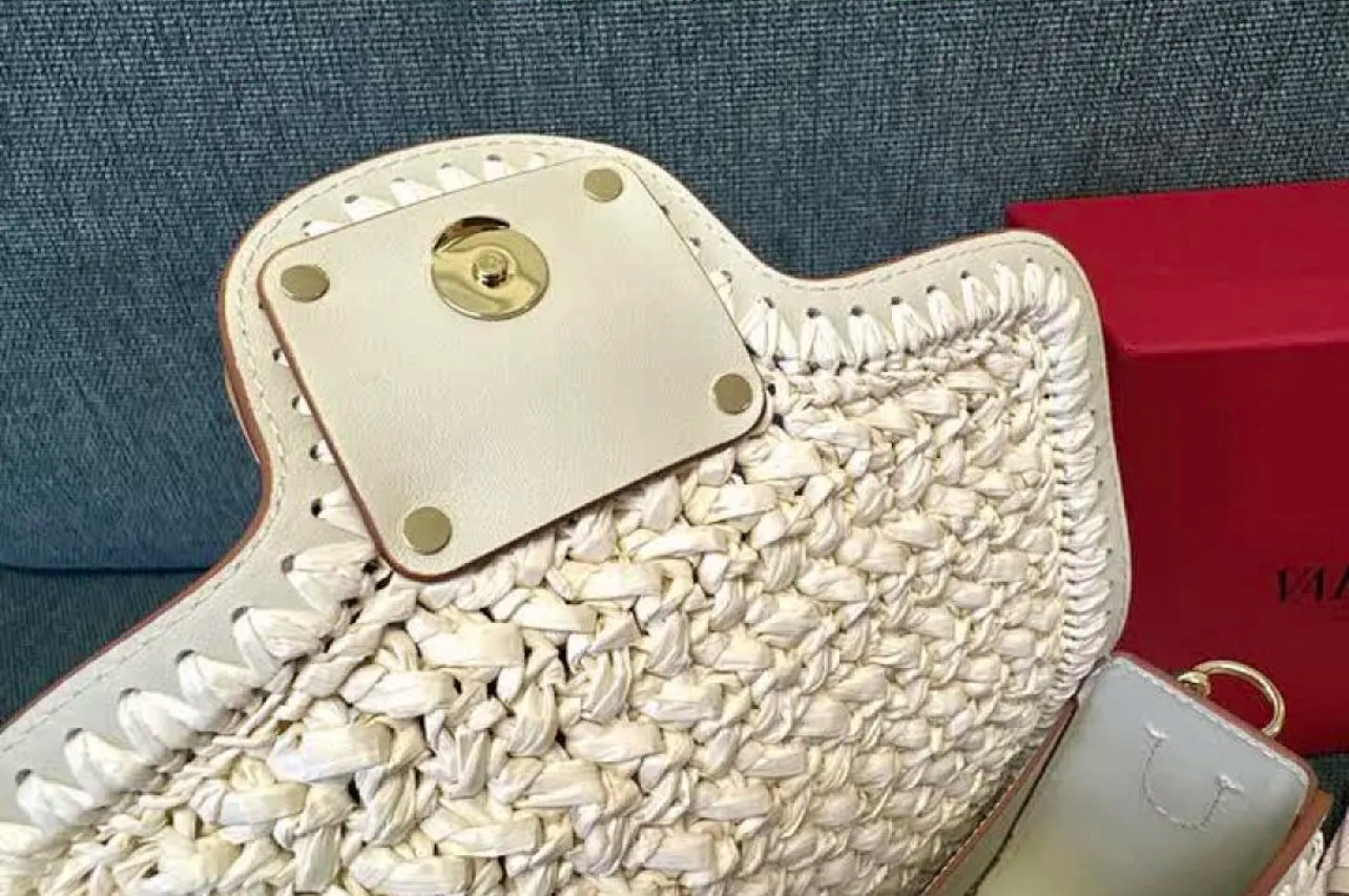 Raffia Shoulder Bag