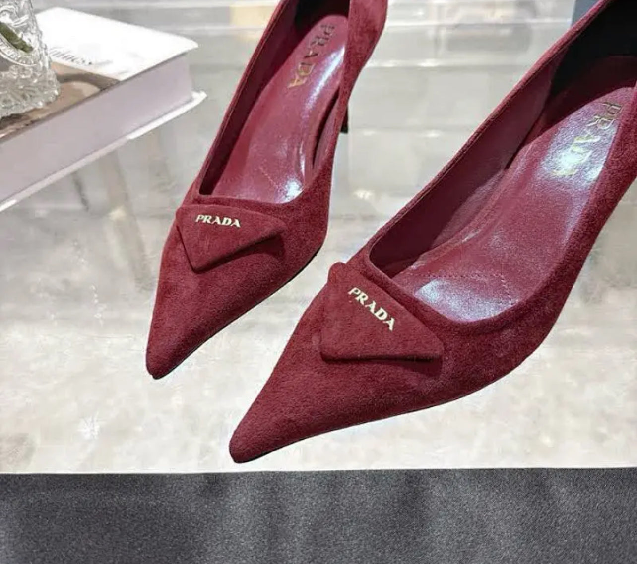 Suede Pumps