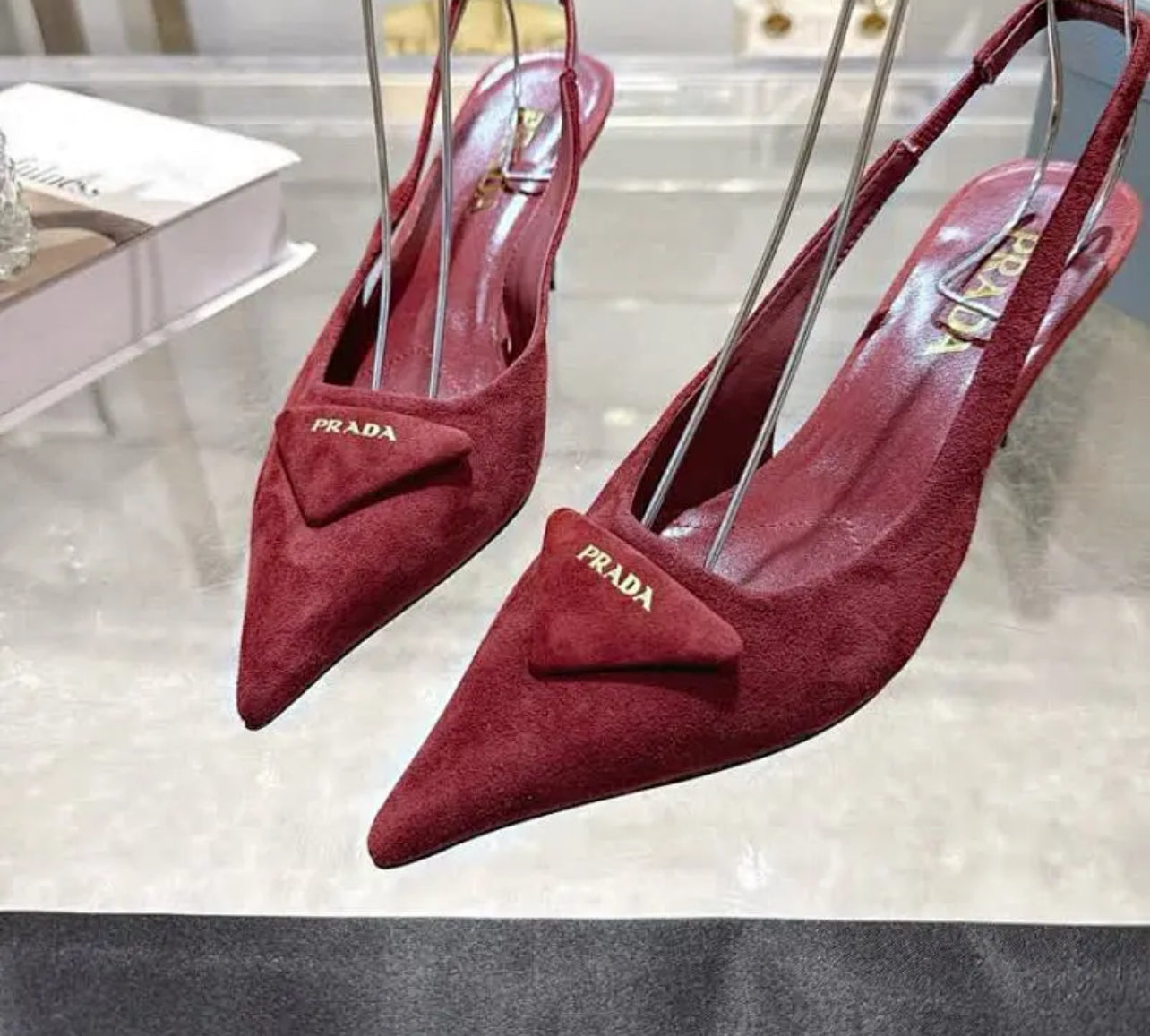 Suede Slingbacks