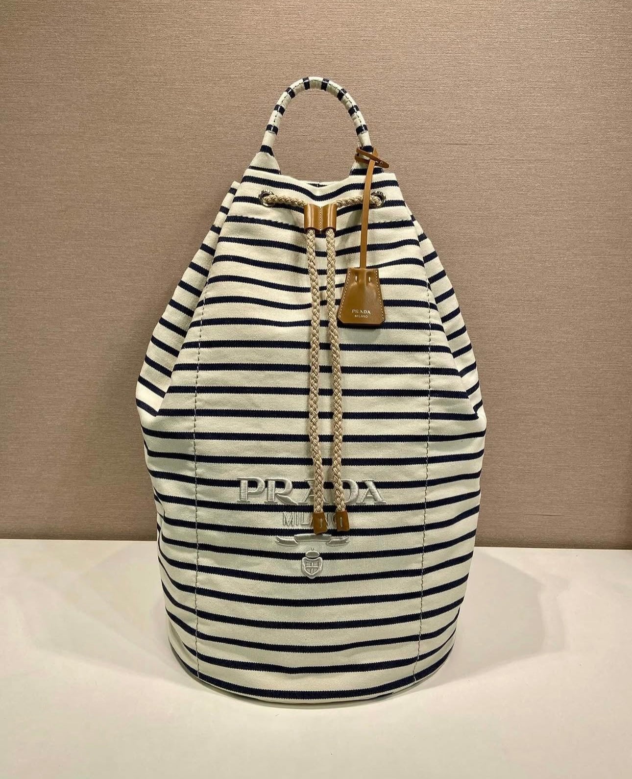 Linen Duffle Bag